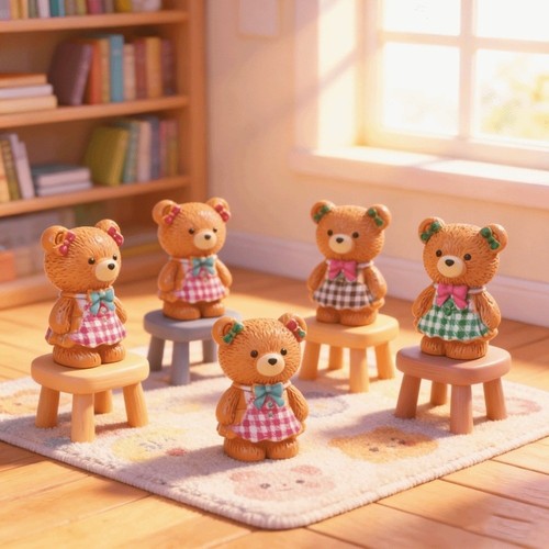5pcs resin little - 5pcs,