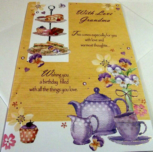 Grandma birthday greetings - grandma,