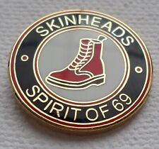 Skinheads Spirit Of 69 Enamel Pin Badge 