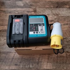 110V For MAKITA 18V LXT DC18RC FAST CHARGER WITH LCD DISPLAY YELLOW PLUG 110V  