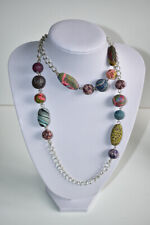 Vintage Viva Clay Beaded Necklace
