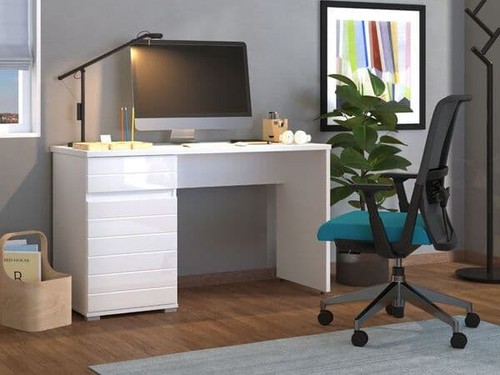 Langley white gloss - white,