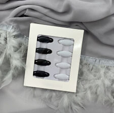 Hijab Safety Pins Muslim Hijab Scarf Fashion Pins Snag Free Black & White 8pc