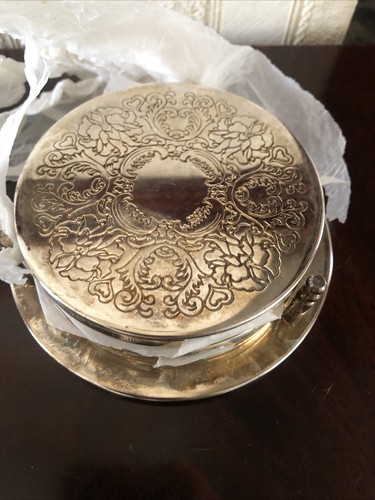 Silver plated coaster - plated,