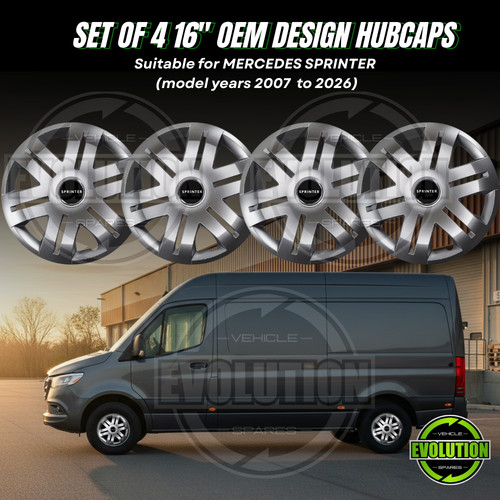 Wheel trims hub caps set - 16",