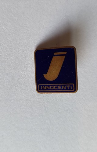 Vintage enamel innocenti moped - enamel,