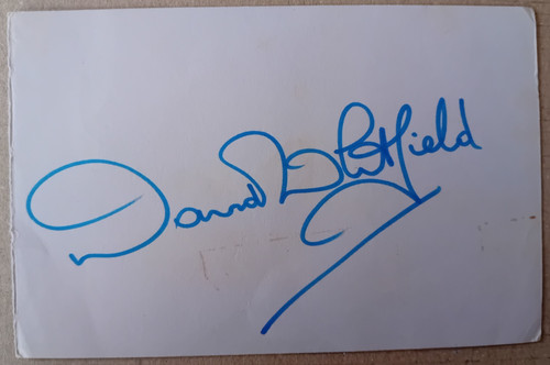 Original autograph david - original,