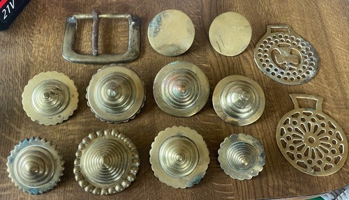 Antique horse brass - antique,