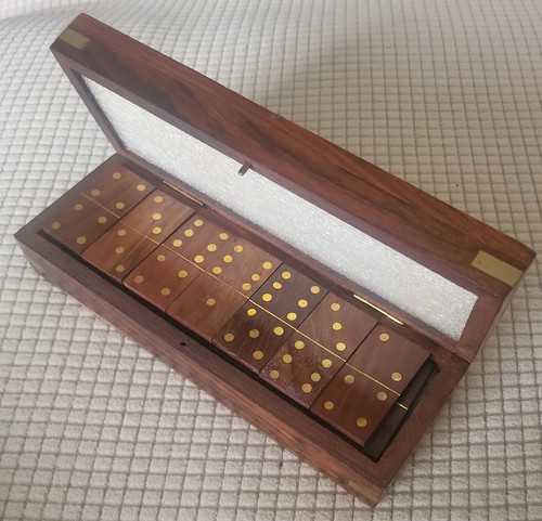 Rare handcrafted wooden domino