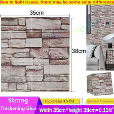 50X Large Stick On Tiles Self Adhesive Waterproof 3D Wall Sticker Tiles Decor UK