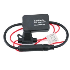 Car FM Radio Signal Antenna Amplifier Auto Aerial Amp Booster Anti-interference