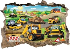 JCB Tractors Diggers Graphic