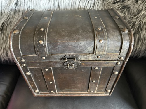 Vintage style wooden - wooden, ,chest