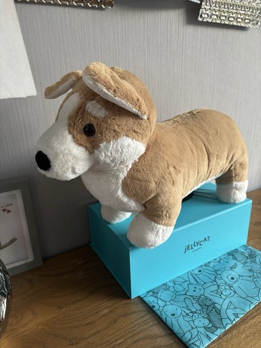 Jellycat big betty corgi bnwt - jellycat,