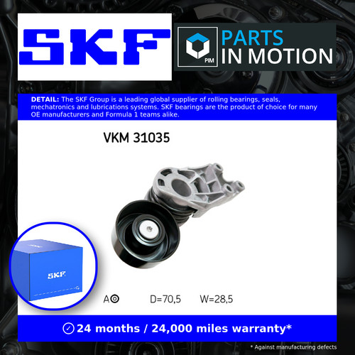 Aux belt tensioner fits - belt, vw