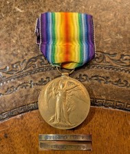 WW1 Victory Medal, Army Service Corps, Private W. Aston, M-297064
