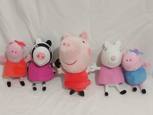 Peppa pig set - peppa, plush