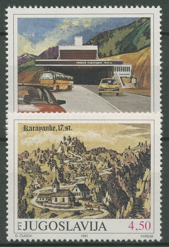 Yugoslavia 1991 karavanke road - karavanke,