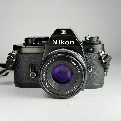 Film camera nikon black - camera,