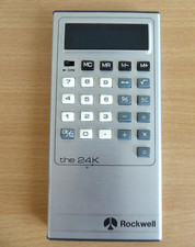 Rockwell The 24K Vintage Calculator 1970's Spares Repairs