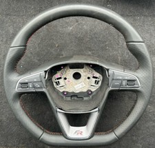 SEAT LEON MK3 5F 12-20 FR LEATHER MULTIFUNCTION STEERING WHEEL 575419091H