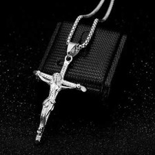 NEW 925 silver Mens Cross