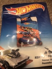 Hot Wheels Single Duvet Cover Reversible Bedding Set For Kids