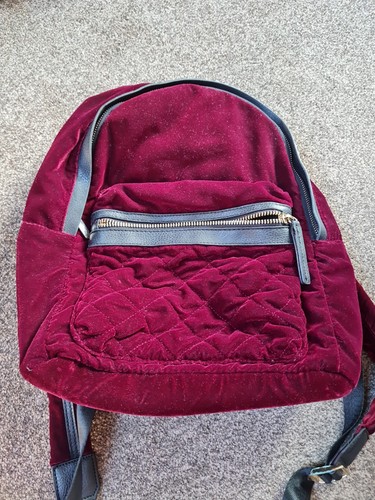 Topshop burgundy velvet - burgundy, bag
