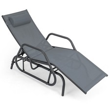 Patio Chaise Lounge Glider