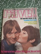 Vintage RAVE Magazine DECEMBER 1967 Small Faces The Move The Herd Monkees RV300