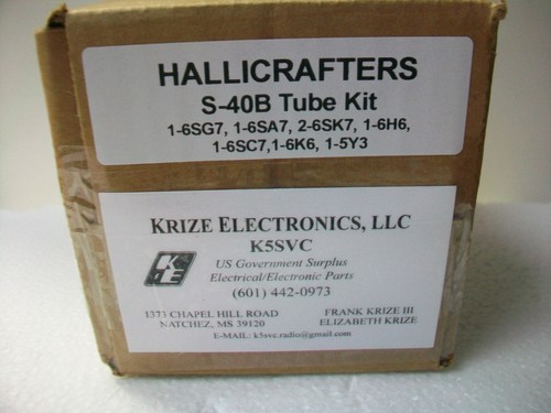 Hallicrafters 40b tube - hallicrafters,