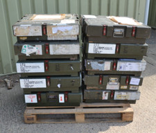 Wooden Army Military Box - Man Cave Garden Home Rustic Upcycle