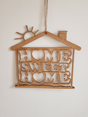 A101 home sweet hanging - home,