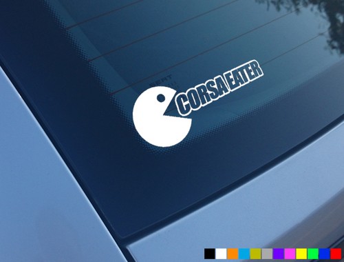 Corsa eater funny car stickers - corsa,