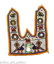 Vintage Hand Embroidery Work Rare Kutch Heavy Beaded Wall Hanging Décor. i17-9