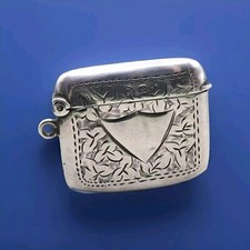Sterling Silver Vesta Case