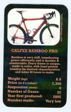 1 x card of a bike – Calfee Bamboo Pro ≠ Q69