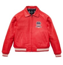Avirex Men's Red Flight Bomber