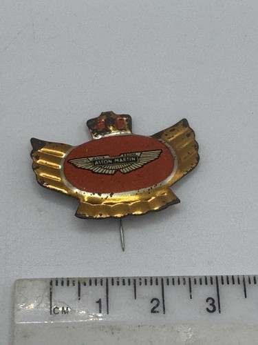 Vintage aston martin enamel - vintage,