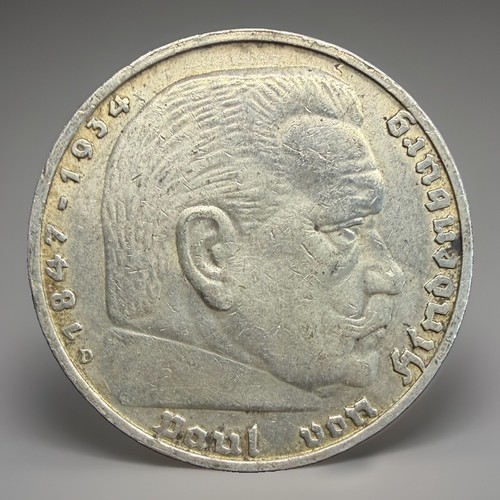 Silver reichsmark nazi - ,