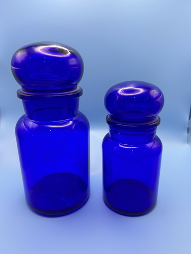 Vintage cobolt blue apothecary - cobolt,
