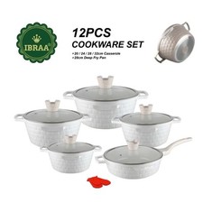 12PCS IBRAA Cooking Pots and