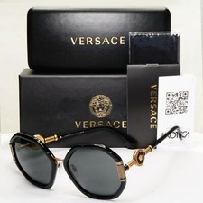 Versace Sunglasses Black Gold