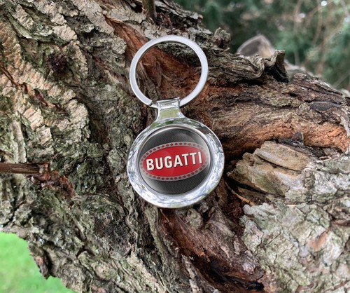 Bugatti metal keychain keyring - bugatti,