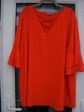 LADIES BRIGHT RED  TOP MATALAN PAPAYA PLUS SIZE 26
