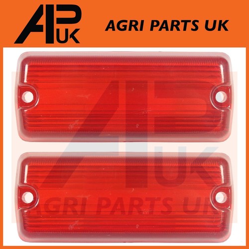 Red rear light - 2x, lens