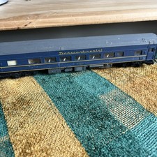 VINTAGE TRIANG BLUE  TRANSCONTINENTAL DINER CAR UNBOXED + Hornby carriage 
