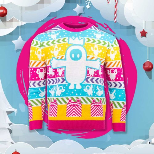 Fall guys christmas jumper - fall,