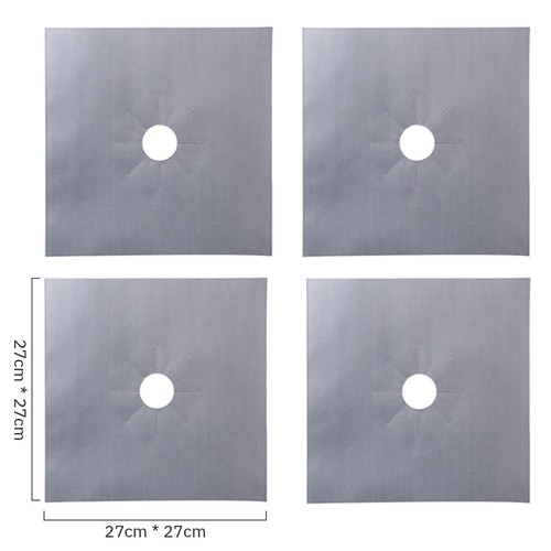 4pc reusable gas hob protector - reusable,