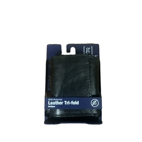 Men george leather tri fold - leather, tri-fold
